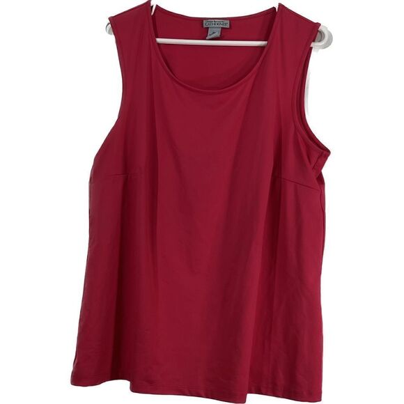 Maggie Barnes for Catherine’s sleeveless top women’s 0X, basic stretchy - Picture 1 of 4